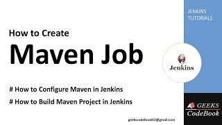 Jenkins #7  How to create Maven Job in Jenkins
