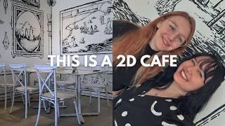 So this is a 2D cafe?  ft. @its_emiko