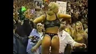 84 DX girl fan shows her thong - RAWoff the air 14 December 1998