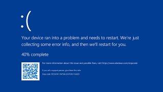 Windows 11 BSOD now Blue again