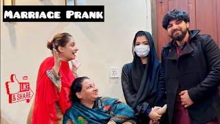 Fake marriage prank  Anjam Soch say bhi bura howa 