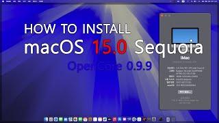 Hackintosh해킨토시 How to Install macOS Sequoia 15.0 Beta 24A5264n on PC  맥OS 15.0 세쿼이아 클린 설치