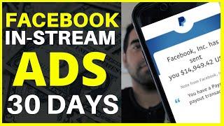 Facebook In-Stream Ads Earnings After 30 Days  Make Money With Videos