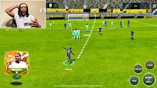 96 Okocha is UNSTOPPABLE - 45m Free-Kick - FC MOBILE