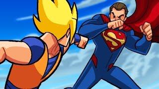 Dragon Ball Z vs DC Superheroes - What If Battle -   DBZ  DBS  Parody