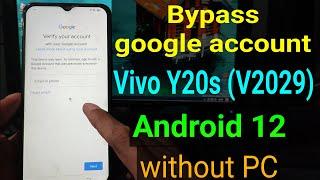 Frp Bypass Vivo Y20s V2029  Vivo Y20s google account bypass  Vivo Y20s frp