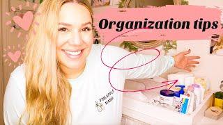 Tips to ORGANIZE your babys CHANGING TABLE