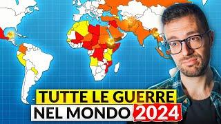 Un anno di guerre quasi tutti i conflitti del 2024