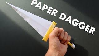 How to make a Paper Knife Dagger. How to make a Paper Weapon