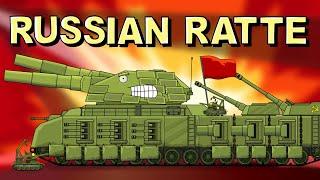 Russian Ratte Cartoons about tanks