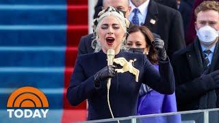 Watch Lady Gaga Perform The National Anthem At Biden’s Inauguration  TODAY