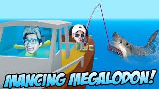 MANCING IKAN PREDATOR MEGALODON TERBESAR DI DUNIA WOBBLY LIFE BOCIL HAMPIR DIMAKAN WKWKW