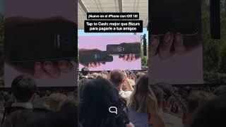  Mejor que Bizum paga a tus amigos rapidísimo con Tap to Cash en #ios18#wwdc #wwdc2024