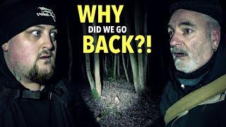 This was a BAD IDEA Our Horrifying Night in the Woods Scary Paranormal Activity