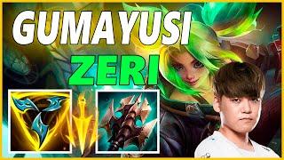 GUMAYUSI ZERI ADC GAMEPLAYSEASON 12 LEAGUE OF LEGENDS