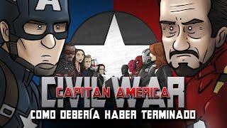 Como Capitán América Civil War Debería Haber Terminado