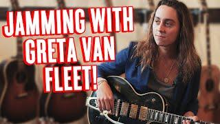 Rockin Out with @GretaVanFleet at Carter Vintage Guitars