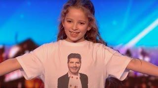 8 YO Girl Issy SHOCKS Everyone With Her Magic  Audition 2  Britains Got Talent 2017