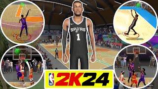 2 HOURS OF 73 VICTOR WEMBANYAMA BUILD DOMINATING NBA 2K24 - RAW & UNCUT CLIPS Best Center Build