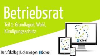 Betriebsrat Teil 1 Grundlagen Wahl Kündigungsschutz einfach erklärt