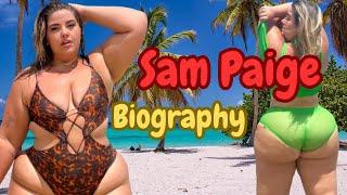 Sam Paige Brand Ambassador  Plus Size Model  Curvy Model  Fashion Model Biography Age Facts