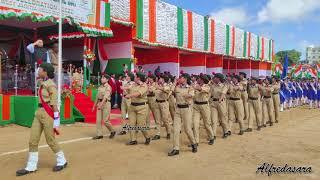 32 Contingents Take Part In March Past on 75th Independence Day 2022 in Jowai Jrisalein Playground