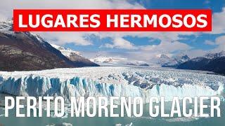 Glaciar Perito Moreno en 4k. Argentina Patagonia para visitar