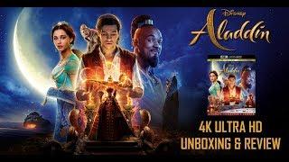 ALADDIN 2019 - LIVE ACTION 4K ULTRA HD BLURAY UNBOXING AND REVIEW