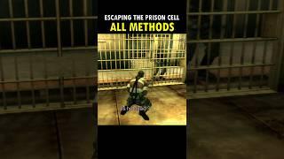 All 3 Ways to ESCAPE Prison in Metal Gear Solid 3 