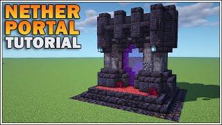 How To Build a Nether Portal in Minecraft 1.16 Nether Update