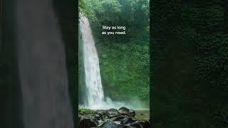 Just the sound of a waterfall thats all. Enjoy. #shorts