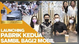 AKHIRNYA LAUNCHING PABRIK KOSME YG KEDUA SAMBIL BAGI-BAGI MOBIL KE KARYAWAN