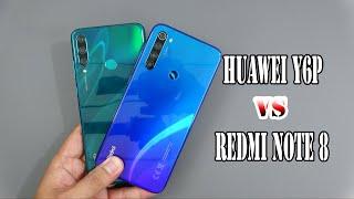 Huawei Y6p vs Xiaomi Redmi Note 8  SpeedTest and Camera comparison