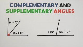 Solving Problems Involving Complementary and Supplementary Angles with Algebra ‎@MathTeacherGon 