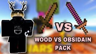 ROBLOX SKYWARS GOD GAMEPLAY WOOD VS OBSIDIAN PACK