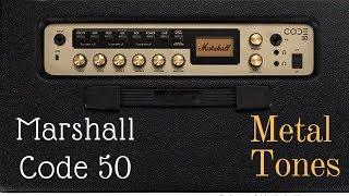 Marshall Code 50  Metal Tones