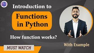 Lec-39 Function in Python  How Function works  Python for beginners