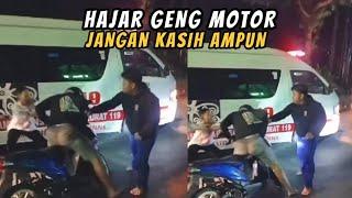 Aksi Geng Motor Sok KerasYang Akhirnya Di H4jar Warga