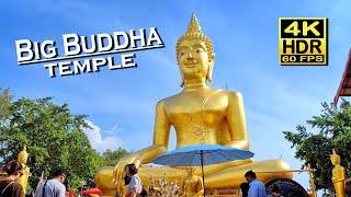 Big Buddha Temple - Wat Phra Yai Pattaya  4K 60fps HDR Dolby Atmos  Walking Tour  Thailand 