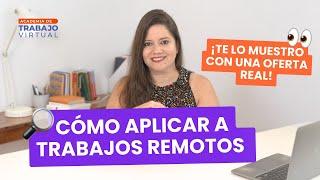 Cómo buscar y aplicar a trabajos remotos ¡en minutos ⏰