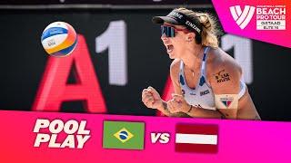 AgathaRebecca vs. TinaAnastasija - Pool Play Highlights  Vienna 2024 #BeachProTour