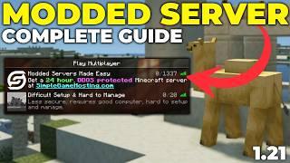 How To Make a Modded Minecraft Server in 1.21 Complete Guide