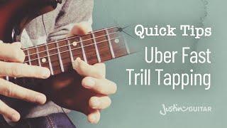 59 Second Guitar Lesson Uber Fast Trill Tapping #006