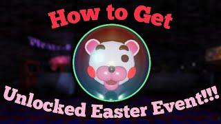 How to Get Unlocked Easter Event Badge  Freddys Unlocked  Roblox