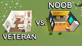 NOOB vs. VETERAN Bloxburg Build BATTLE Kitchen