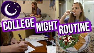 College Night Routine  2017