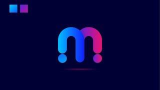 Modern M Letter Logo Design  Adobe Illustrator Tutorials  Graphic Hunters