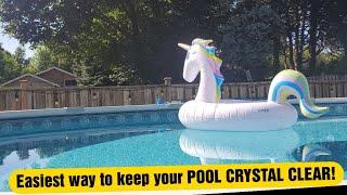 Easiest way to KEEP YOUR POOL CRYSTAL CLEAR -SALT WATER