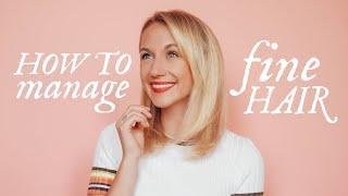 How to Manage Fine Hair  20 Tips and Tricks