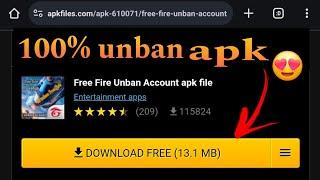HOW TO UNBAN FREE FIRE ID  HOW TO UNBAN FREE FIRE ID 2024 